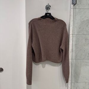 Le Ore grey ribbed  sweater sz S